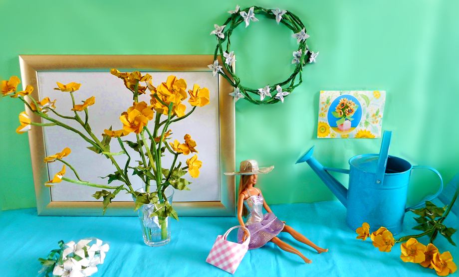 Origami flowers Origami flowers