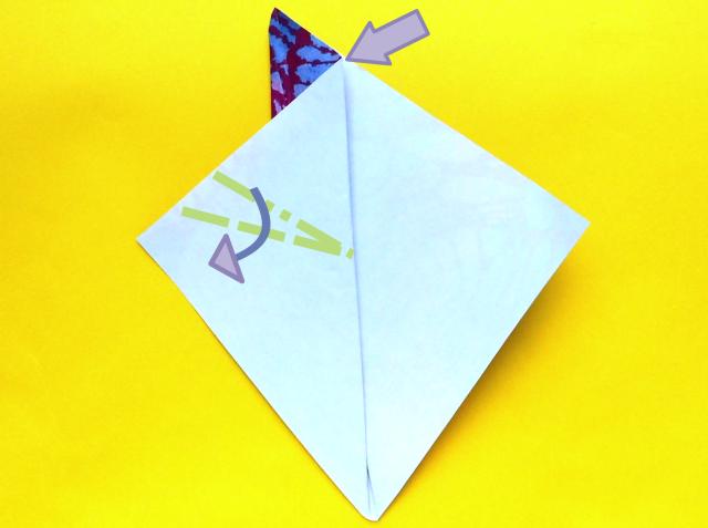 Origami Vlinder vouwen