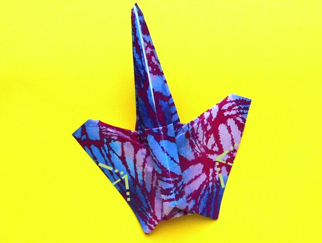 Origami Vlinder vouwen