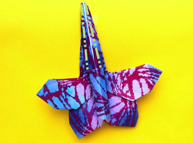 Origami Vlinder vouwen