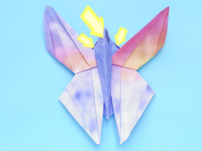 Origami Vlinder Vouwen