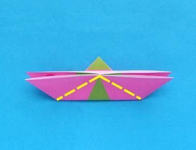 een leuke origami vlinder vouwen