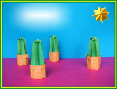 Origami Cactussen