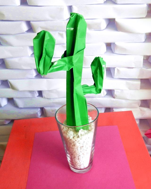 Origami cactus Origami cactus