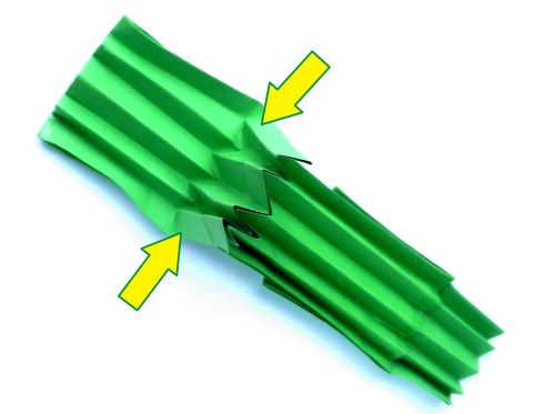 Fold an Origami cactus