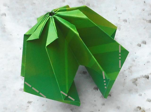 Origami Cactus maken