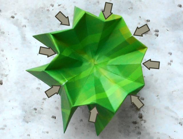 Origami Cactus maken