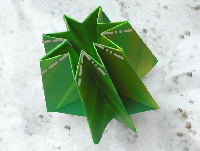 Origami Cactus maken