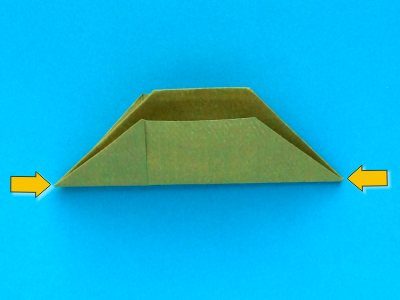 diagrams for an origami cadet cap