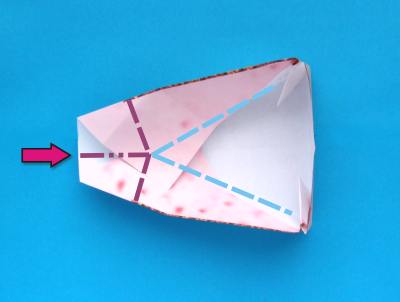 how to fold an origami cake
