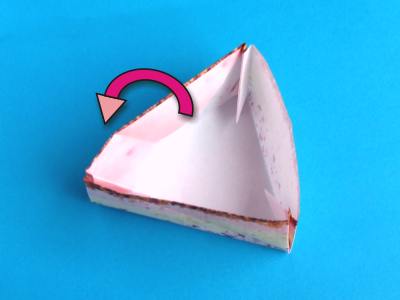 how to fold an origami cake