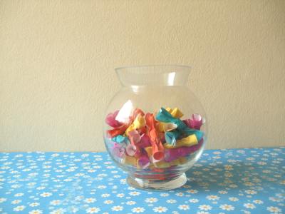 realistic looking origami candy