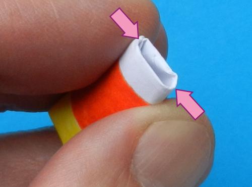 Origami Candy Corn folding tutorial