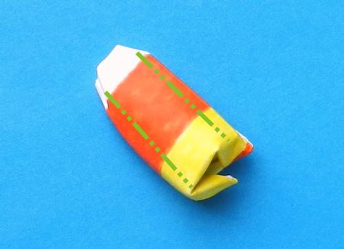 Origami Candy Corn folding tutorial