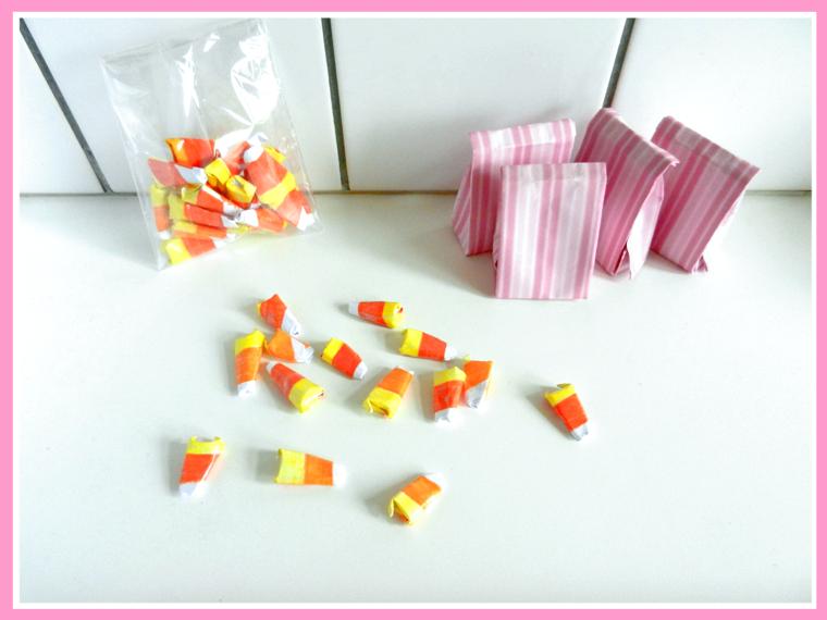 Candy Corn snoepjes van papier
