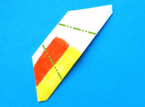 Origami Candy Corn folding tutorial