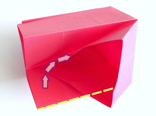 Make a paper candy dispenser