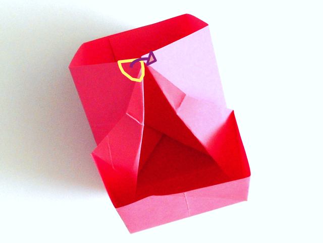 Make a paper candy dispenser