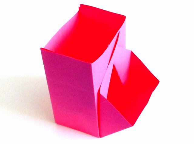 Make a paper candy dispenser