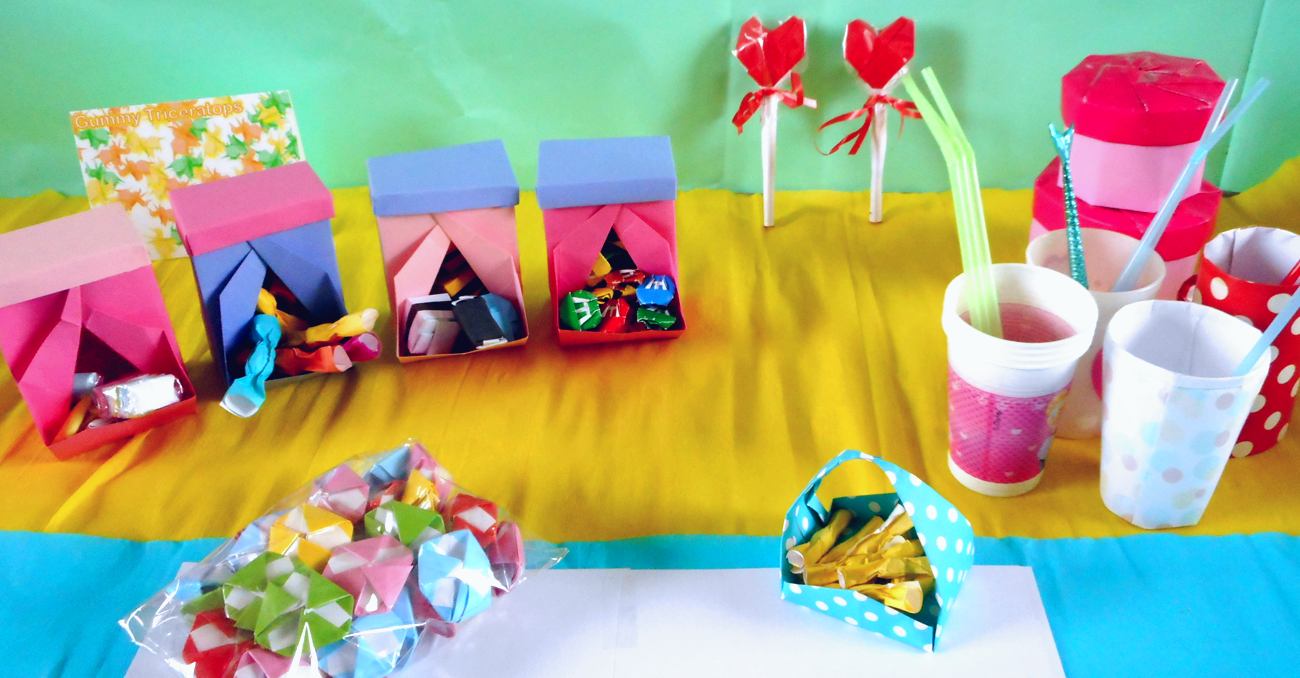 Origami snoepgoed Origami snoepgoed