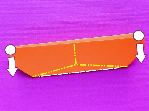 Fold an Origami Canoe with Paddle