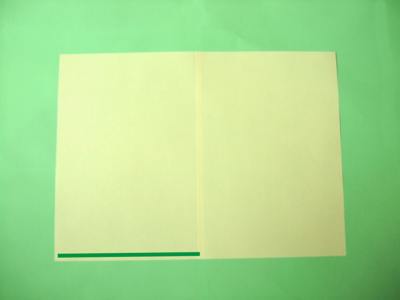 een origami kaartenrek een origami kaartenrek