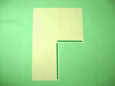 een origami kaartenrek een origami kaartenrek