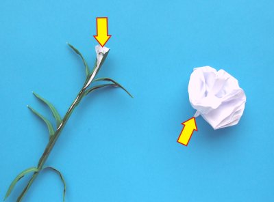 Fold an Origami Carnation flower Fold an Origami Carnation flower