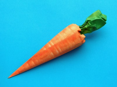 origami carrot