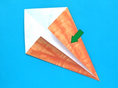 origami carrot folding instructions