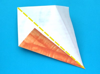 origami carrot folding instructions