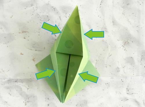 Origami Carrot Gift Box tutorial