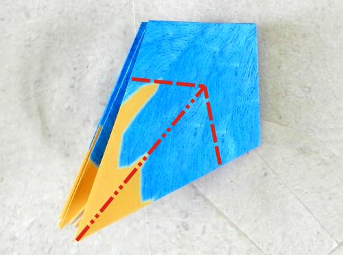 Origami Cartoon Bird instructions