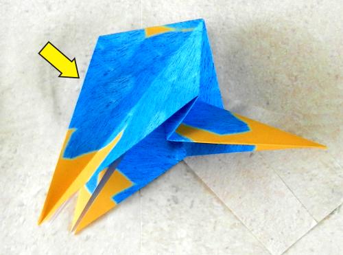 Origami Cartoon Bird instructions