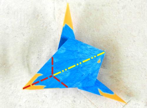 Origami Cartoon Bird instructions