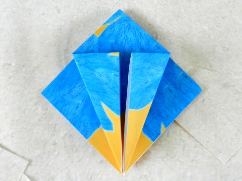 Origami Cartoon Bird instructions