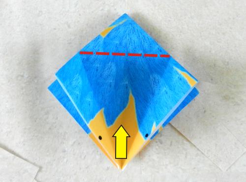 Origami Cartoon Bird instructions