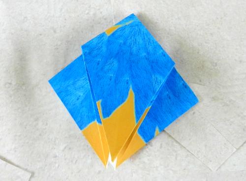 Origami Cartoon Bird instructions