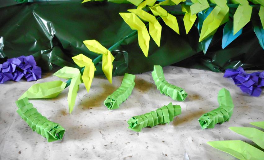 Origami Rupsen Origami Rupsen