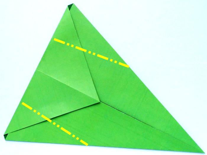 Origami Rups vouwen