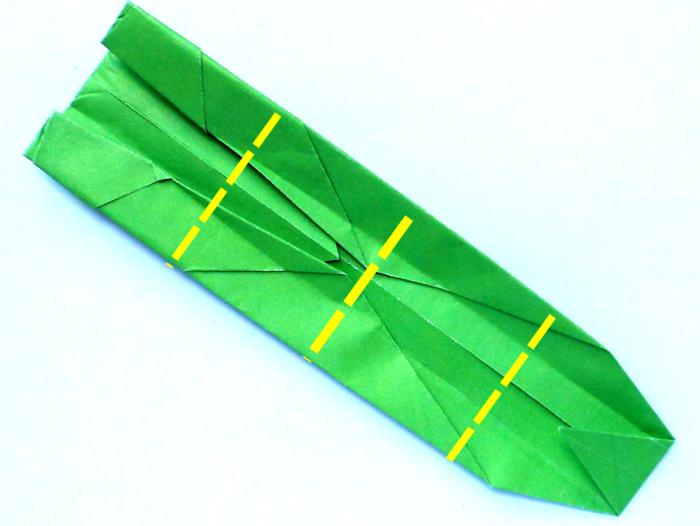 Origami Rups vouwen Origami Rups vouwen