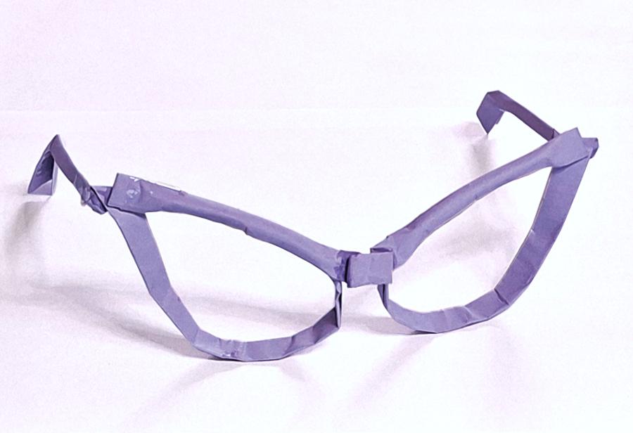 Cat Eye Bril van papier