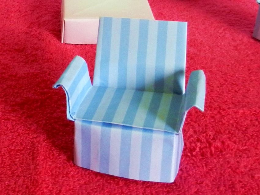Origami stoel Origami stoel