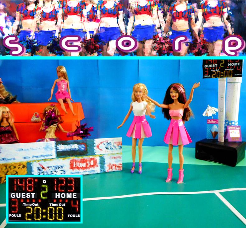 Barbie cheerleaders Barbie cheerleaders