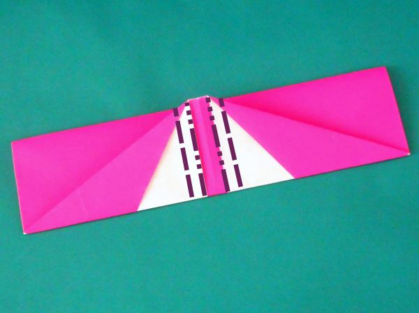 Fold an Origami cheerleader skirt