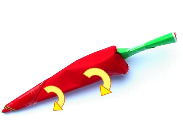 Fold Origami Chili Peppers