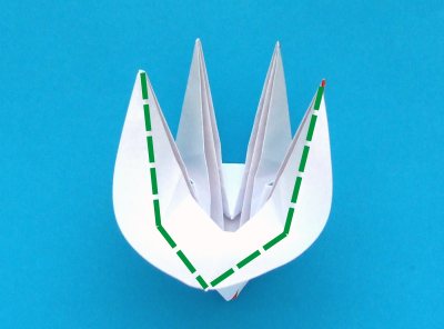 Fold an Origami Christmas Cactus Fold an Origami Christmas Cactus