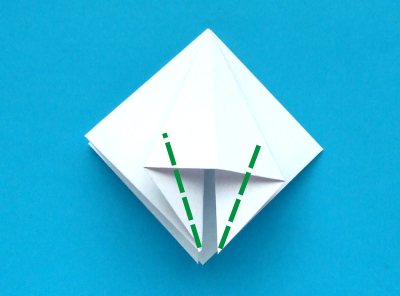 Origami Kerstcactus maken