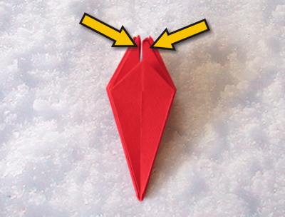 origami kerstster origami kerstster