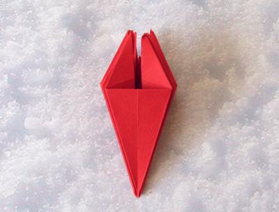 origami kerstster origami kerstster